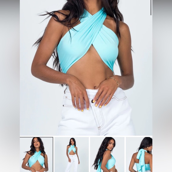 Princess Polly wrap top - Picture 2 of 4